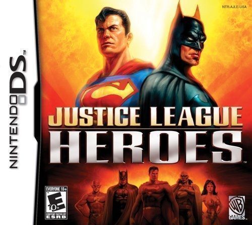 Justice League Heroes (USA) Game Cover